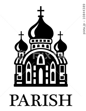 Parish church illustration Parish church illustration 10844389