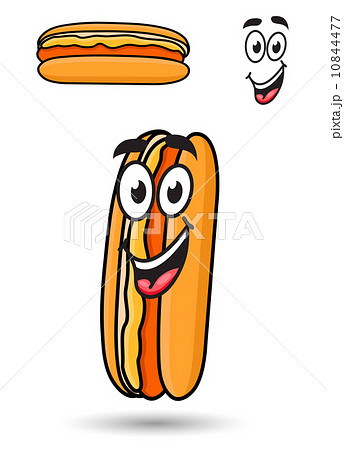 Hotdog with a happy goofy smile Hotdog with a happy goofy smile 10844477