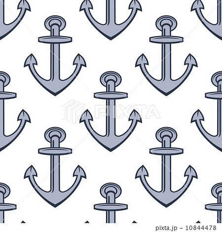 Seamless background pattern of ships anchors Seamless background pattern of ships anchors 10844478