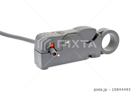 Gray Wire Stripper. Isolated on White Background 10844493