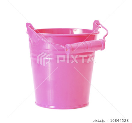 Beautiful Colorful Buckets Isolated on White Background Beautiful Colorful Buckets Isolated on White Background 10844528