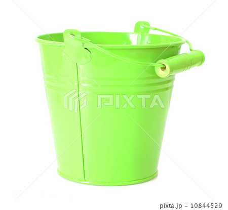 Beautiful Colorful Buckets Isolated on White Background Beautiful Colorful Buckets Isolated on White Background 10844529