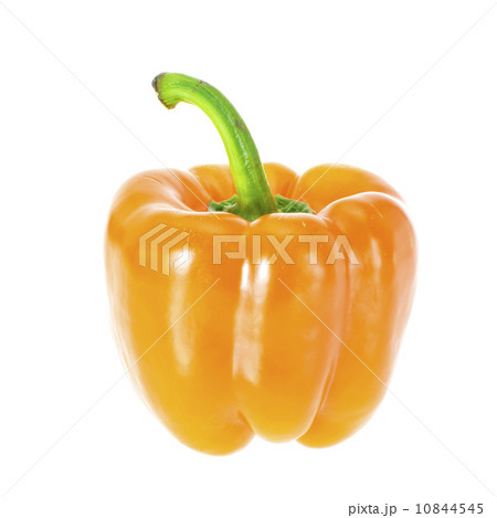 Colored Fresh Sweet Pepper Isolated on White Background 10844545
