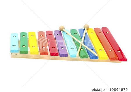 Xylophone Isolated on White Background Xylophone Isolated on White Background 10844676