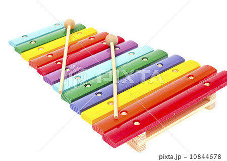 Xylophone Isolated on White Background Xylophone Isolated on White Background 10844678