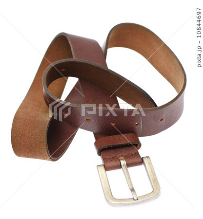 Leather Belt Isolated on White Background 10844697