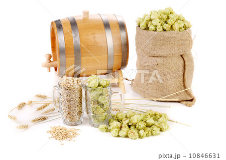 Composition of hop and barley. 10846631