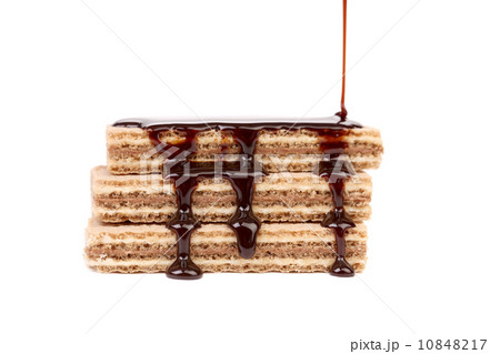 Coated stake wafers of chocolate. Coated stake wafers of chocolate. 10848217