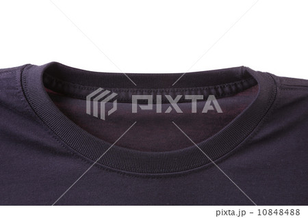 Neck of T-shirt. Front. Neck of T-shirt. Front. 10848488