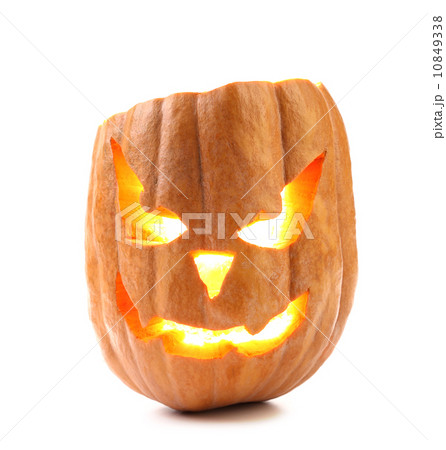 Pumpkin halloween Jack O'Lantern. 10849338