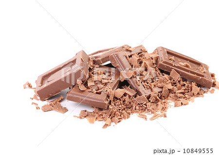 Chocolate bars and shaving. 10849555