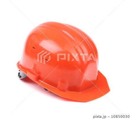 Closeup of red hard hat. Closeup of red hard hat. 10850030