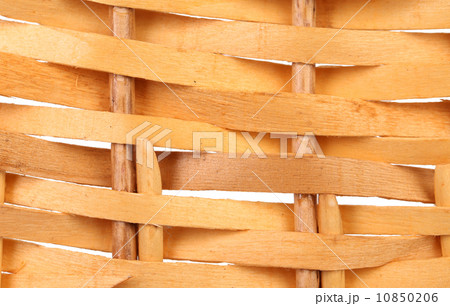 Detail of interlaced rattan fibers. Detail of interlaced rattan fibers. 10850206