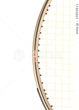 Part of gray tennis racket 10850611
