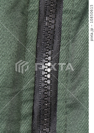 Close up of plastic zipper. Close up of plastic zipper. 10850615