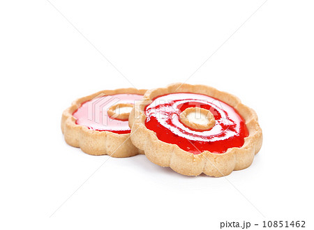 Strawberry biscuit. Close up. Strawberry biscuit. Close up. 10851462
