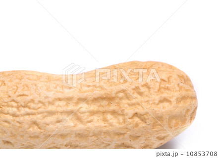 Peanut isolated on a white background close up Peanut isolated on a white background close up 10853708