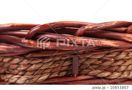 Background of wickerwork. Close up. 10853807
