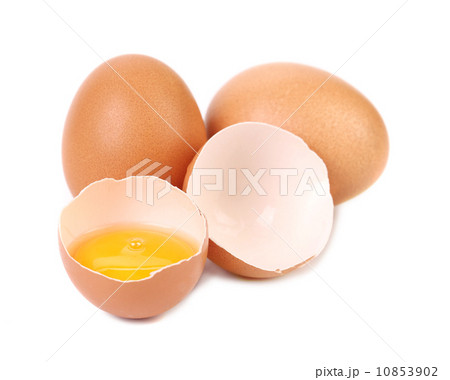 Broken and whole eggs Broken and whole eggs 10853902