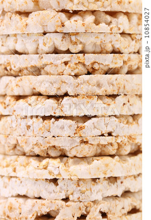 Background of corn crackers. Background of corn crackers. 10854027