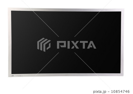 Monitor on white background Monitor on white background 10854746