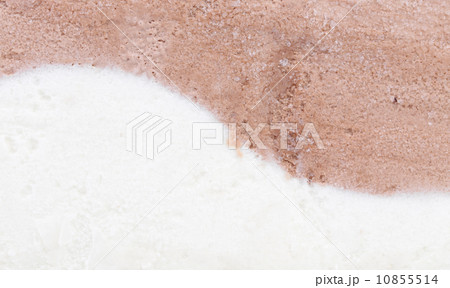 Background of vanilla and chocolate ice cream. Background of vanilla and chocolate ice cream. 10855514