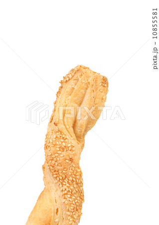 Just baked puff pastry with sesame. 10855581