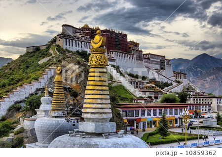 Sunset Potala Palace tibet 10859362