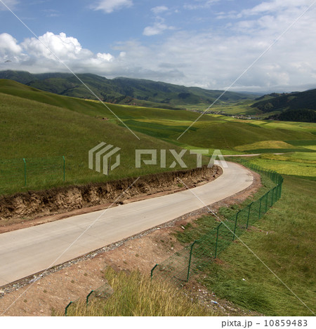 Meadow mountain road 10859483