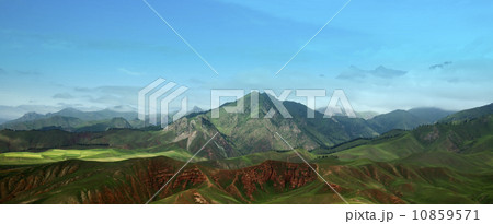 Danxia landform in China Qilian Danxia landform in China Qilian 10859571