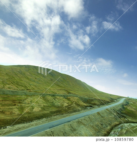 Desolate mountain road 10859780