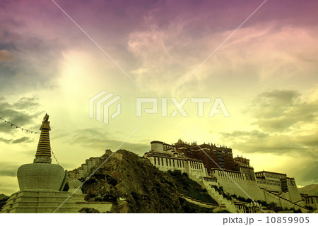 The potala palace,in Tibet of China 10859905