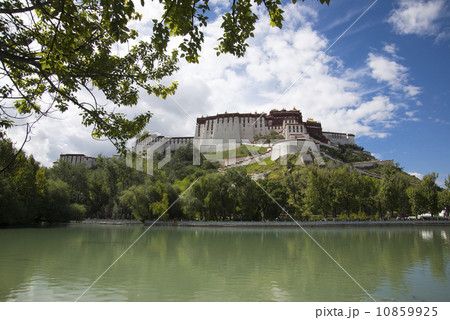 Tibet the Potala Palace lake 10859925