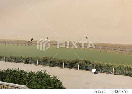 Chinese Dunhuang desert lake Chinese Dunhuang desert lake 10860355