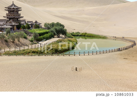 Chinese Dunhuang Crescent Lake 10861033