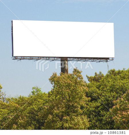 Trees and billboards 10861381