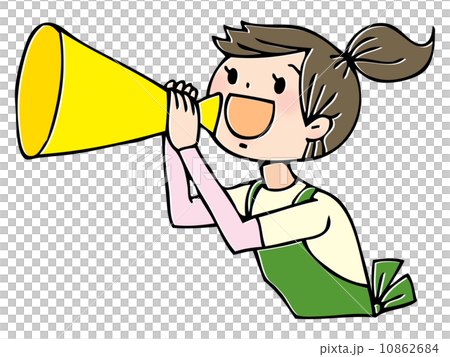 Woman: Megaphone 10862684