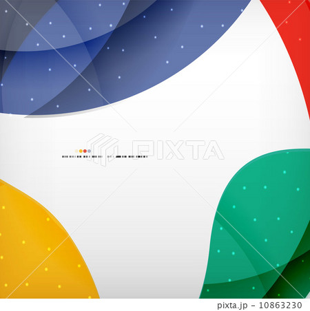 Bright colorful business flowing shapes design Bright colorful business flowing shapes design 10863230