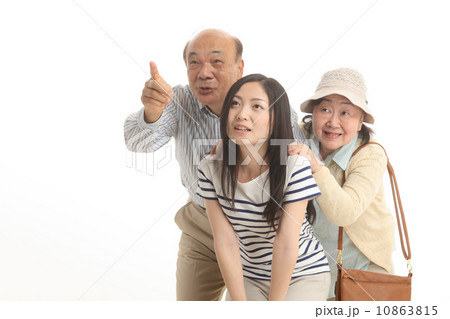 高齢者と女性 高齢者と女性 10863815