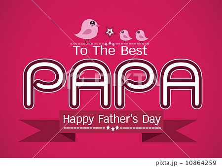 Happy  Father's Day card , love PAPA or DAD 10864259