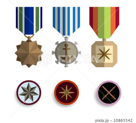 vector Flat medals icons design vector Flat medals icons design 10865542