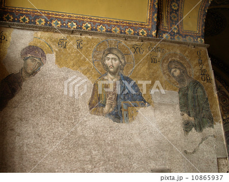アヤソフィア内の壁画 10865937