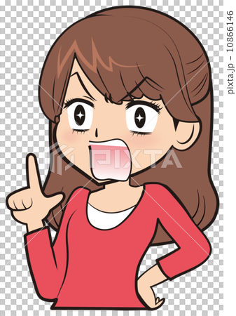 An angry woman 10866146