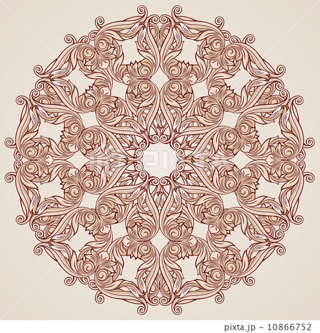Rose pink floral pattern 10866752