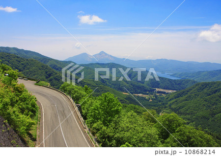 西吾妻スカイバレーと磐梯山 10868214