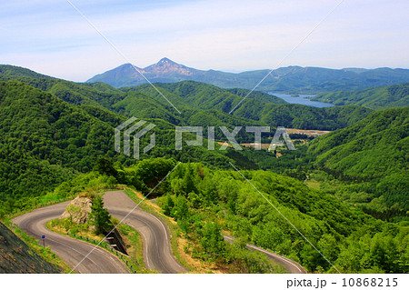 西吾妻スカイバレーと磐梯山 10868215