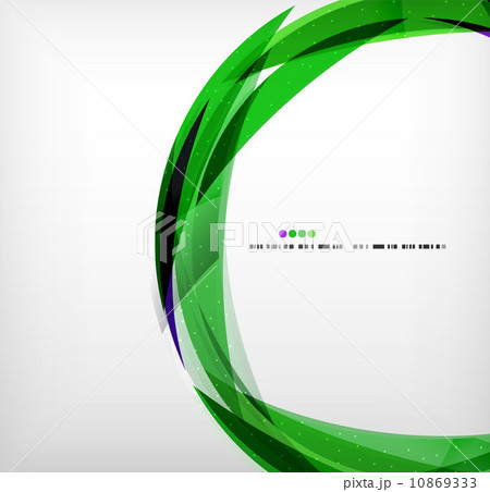 Green ring - business abstract bubble 10869333