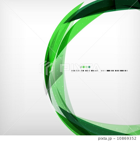 Green ring - business abstract bubble 10869352