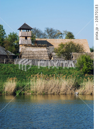 Archeoskanzen Blue - Great Moravian fortified settlement near th 10870183