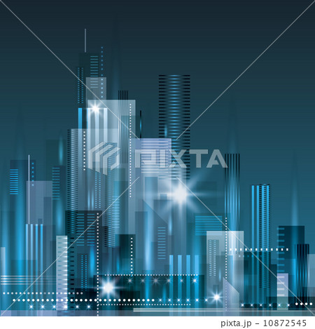 City landscape at night 10872545